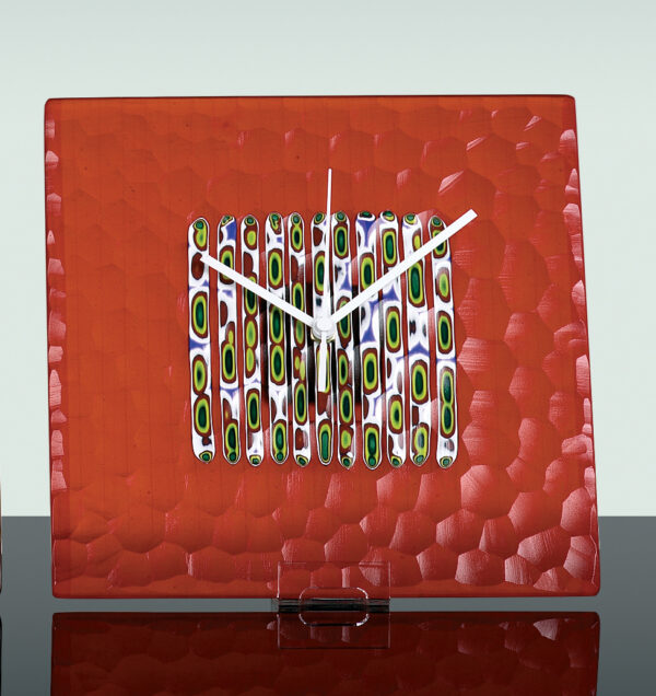 "Artika" orologio da parete rosso