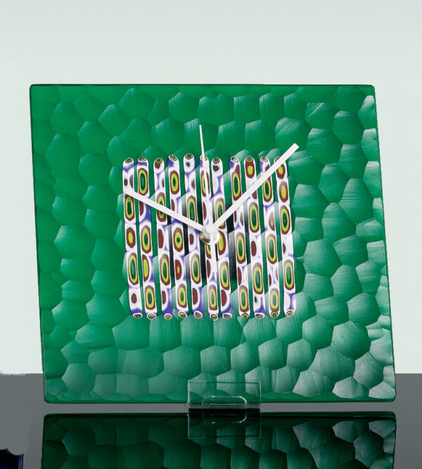 "Artika" orologio da parete verde smeraldo