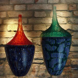 "Fuoco" red vase - Image 4