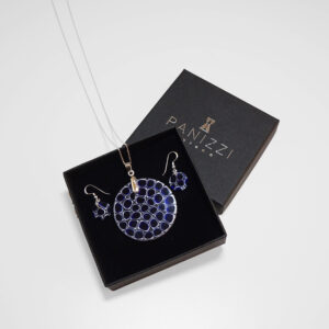 "Merletti" completo murrina blu - immagine 3