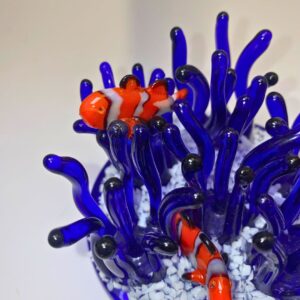 Anemone BLU con 3 PESCI pagliaccio - immagine 4
